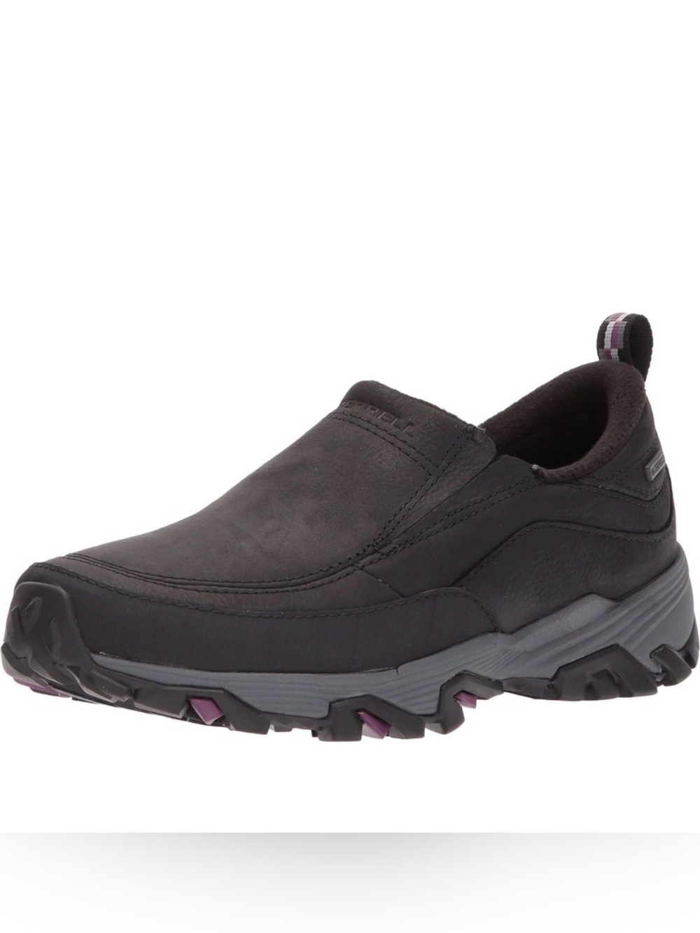 Merrell Waterproof Slip On Hiking Shoes Women’s 7.5 Black Vibram Trail Comfort